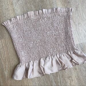 Cotton candy LA smocked top